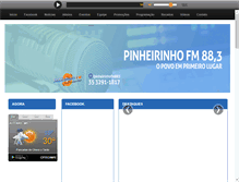 Tablet Screenshot of pinheirinhofm.com.br